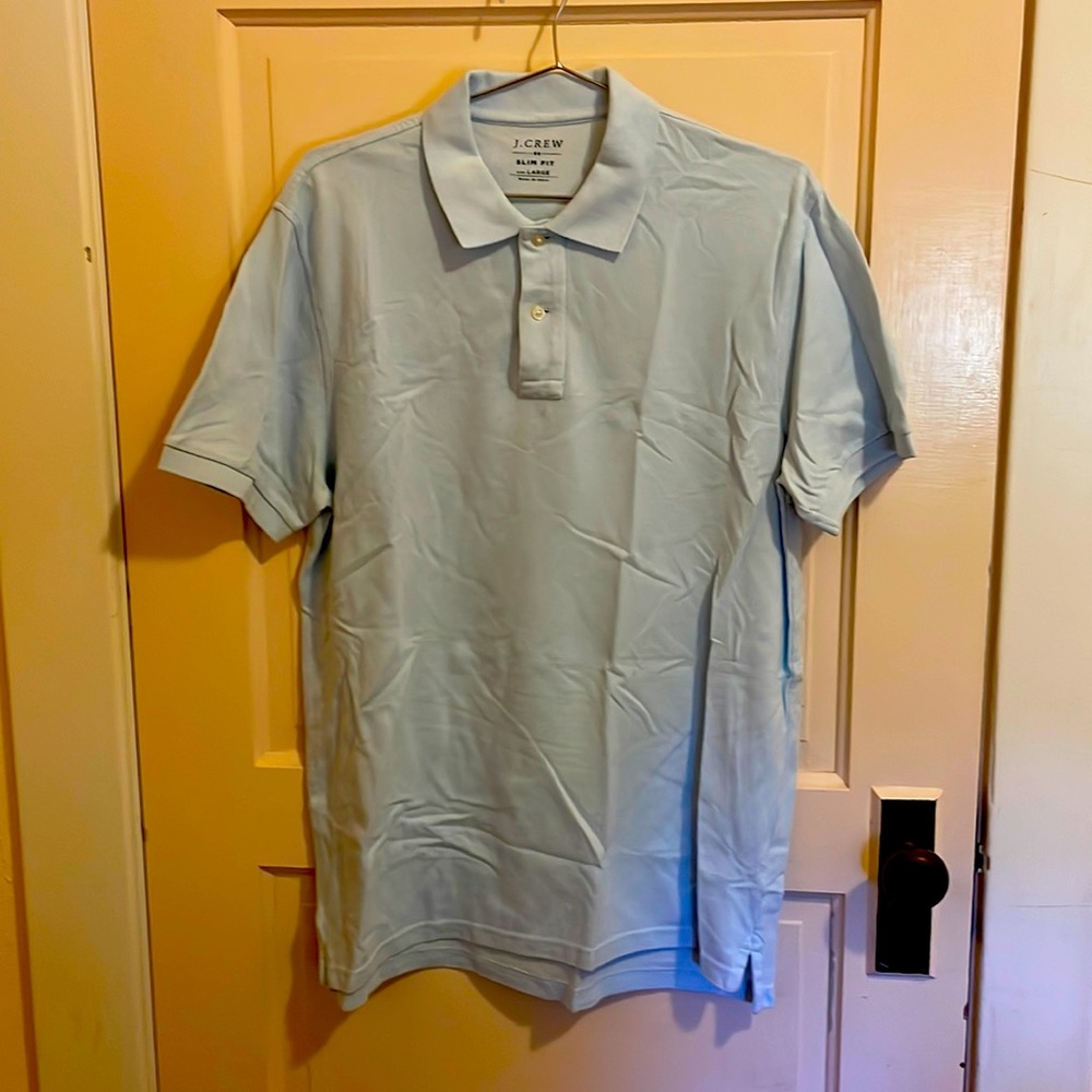 J Crew light blue polo